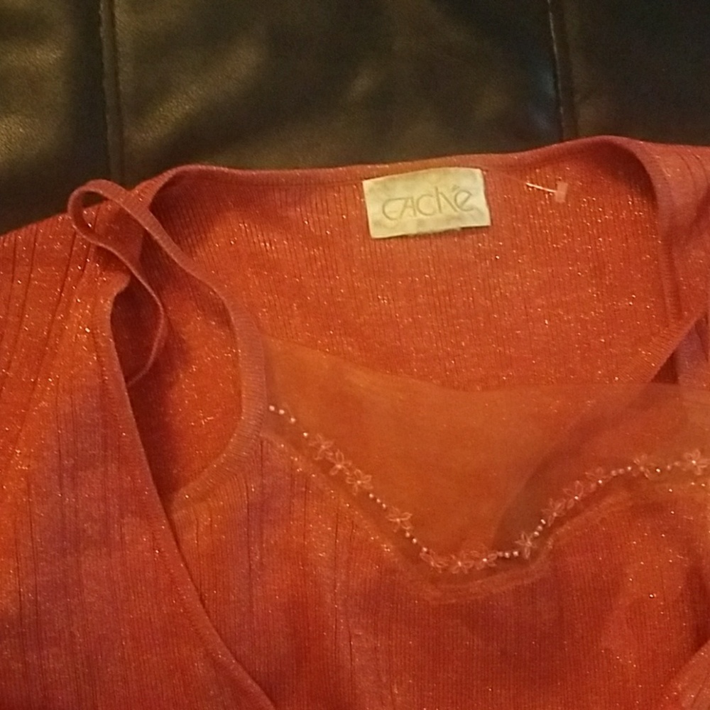 cache- Beautiful set- burnt orange color